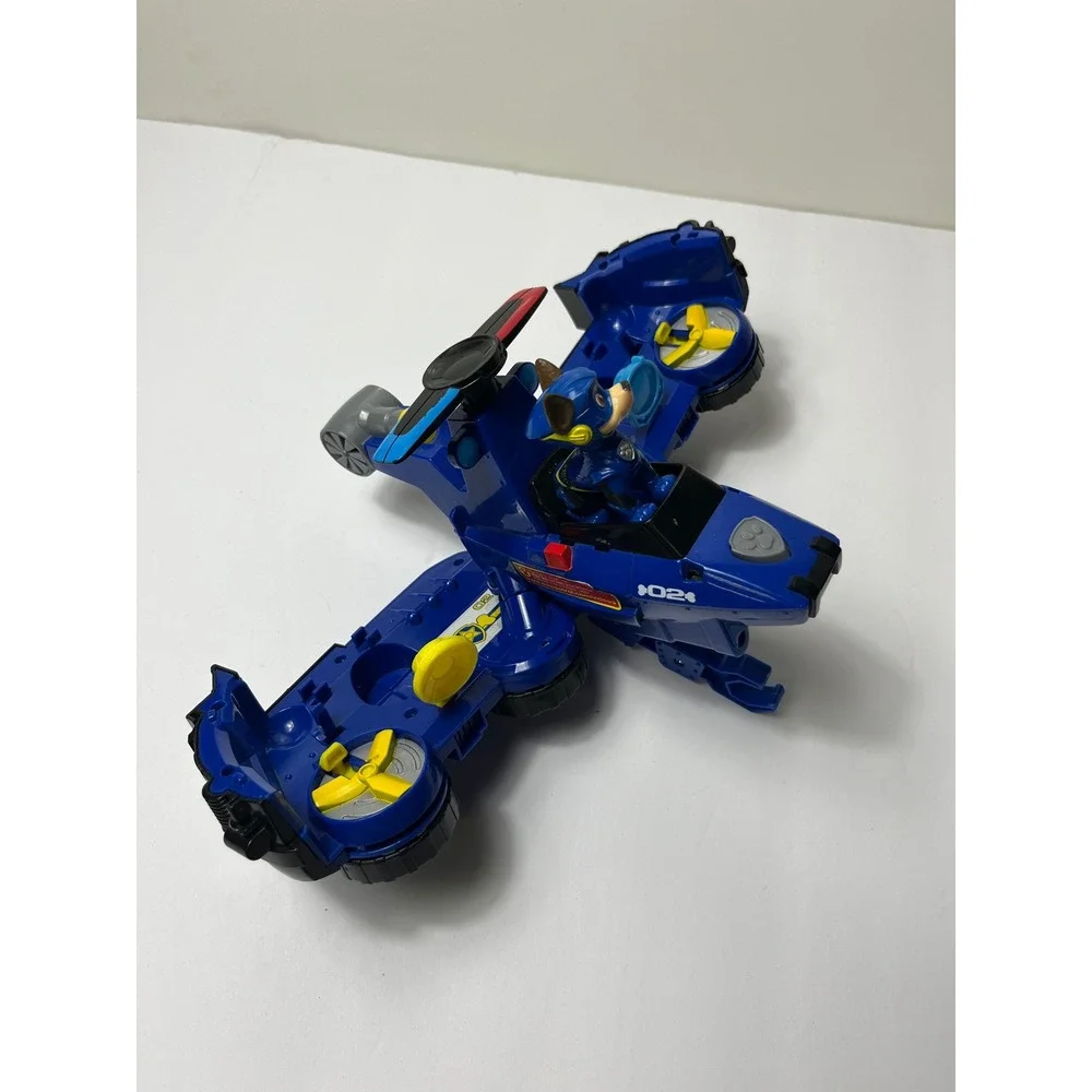 Paw Patrol Chase 2-in-1 Transforming Movie City Cruiser Police Car Motorcycle